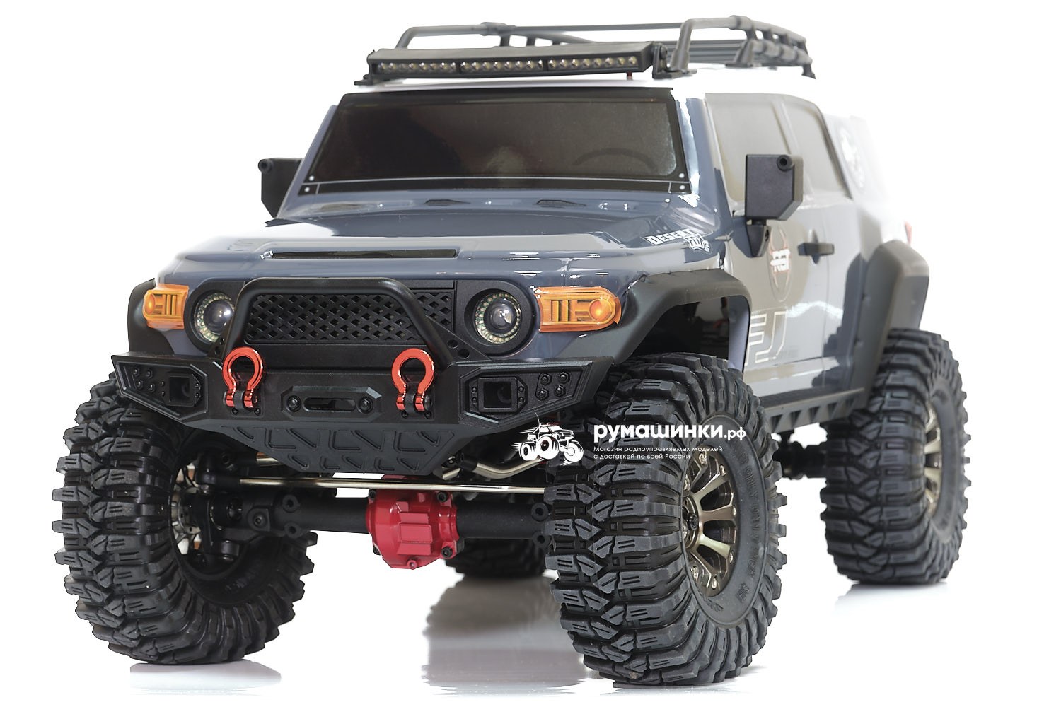 Модель трофи на радиоуправлении RGT Desert Fox Toyota Fj Cruiser 4WD RTR масштаб  1:10 2.4G EX86120 Купить с доставкой